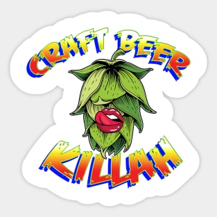 Craft Beer Killah HoppyLicious Sticker